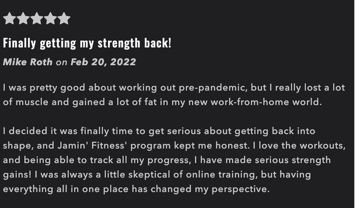 Jamin Fitness App