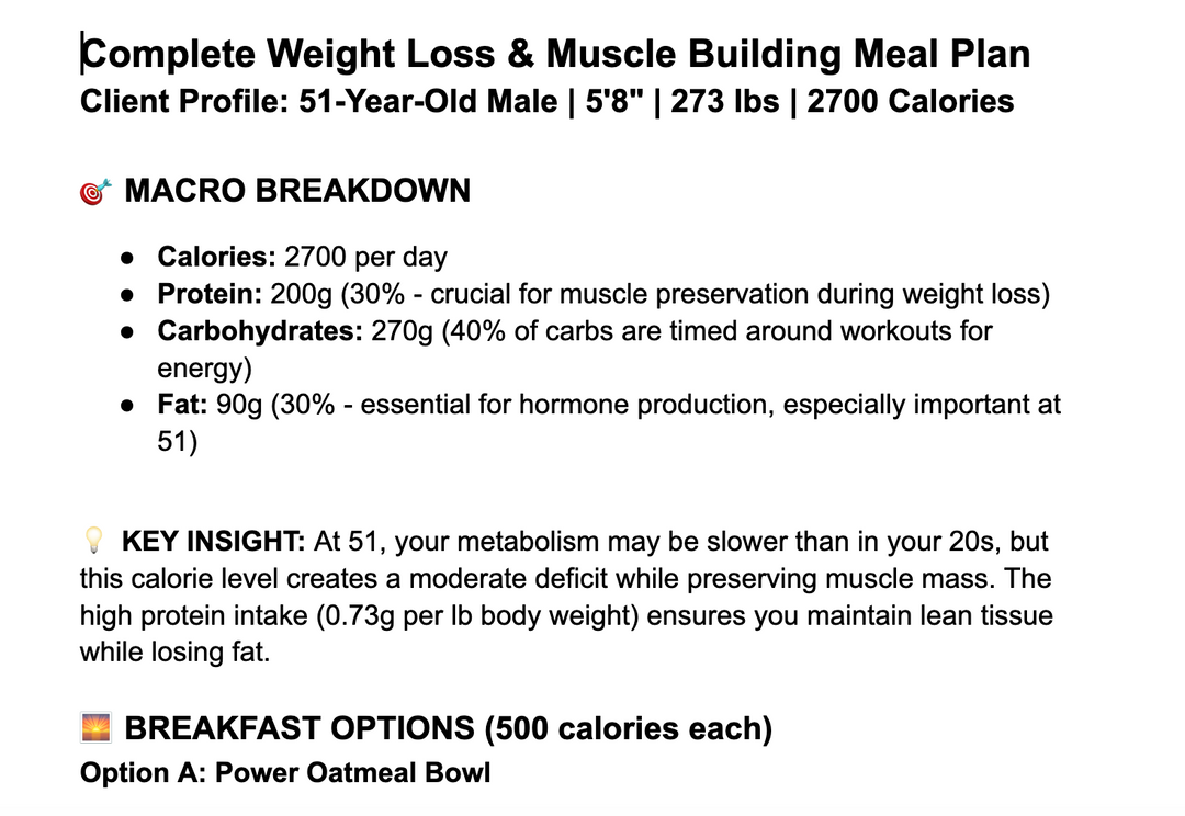 Meal Plans