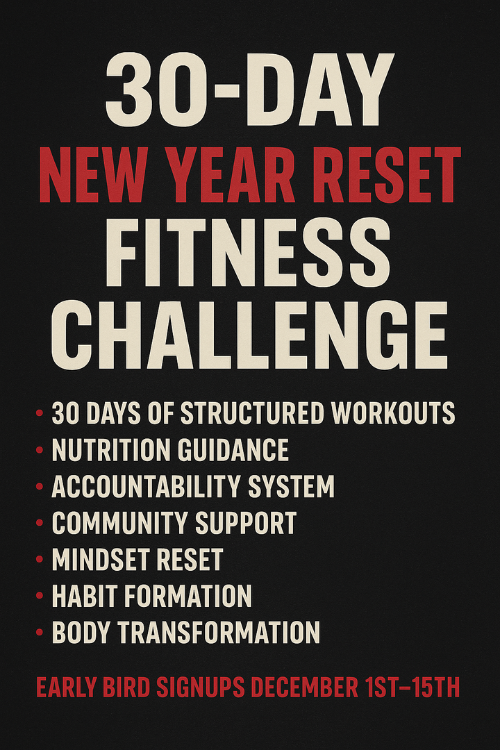30-Day New Year Reset Challenge — Early Bird Enrollment