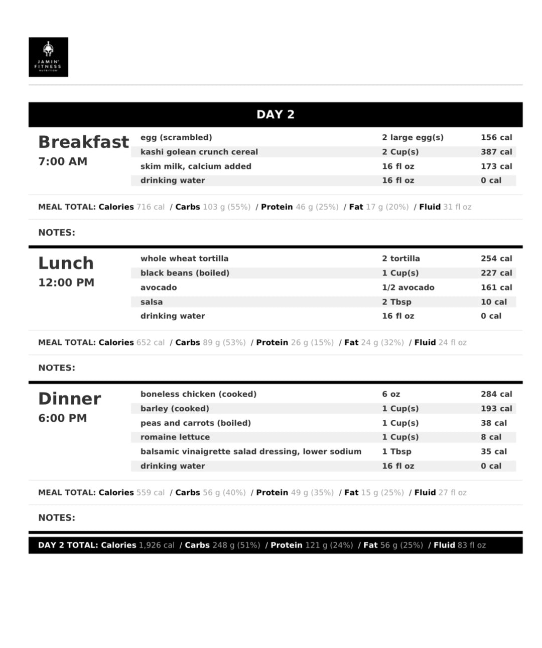 Meal Plans