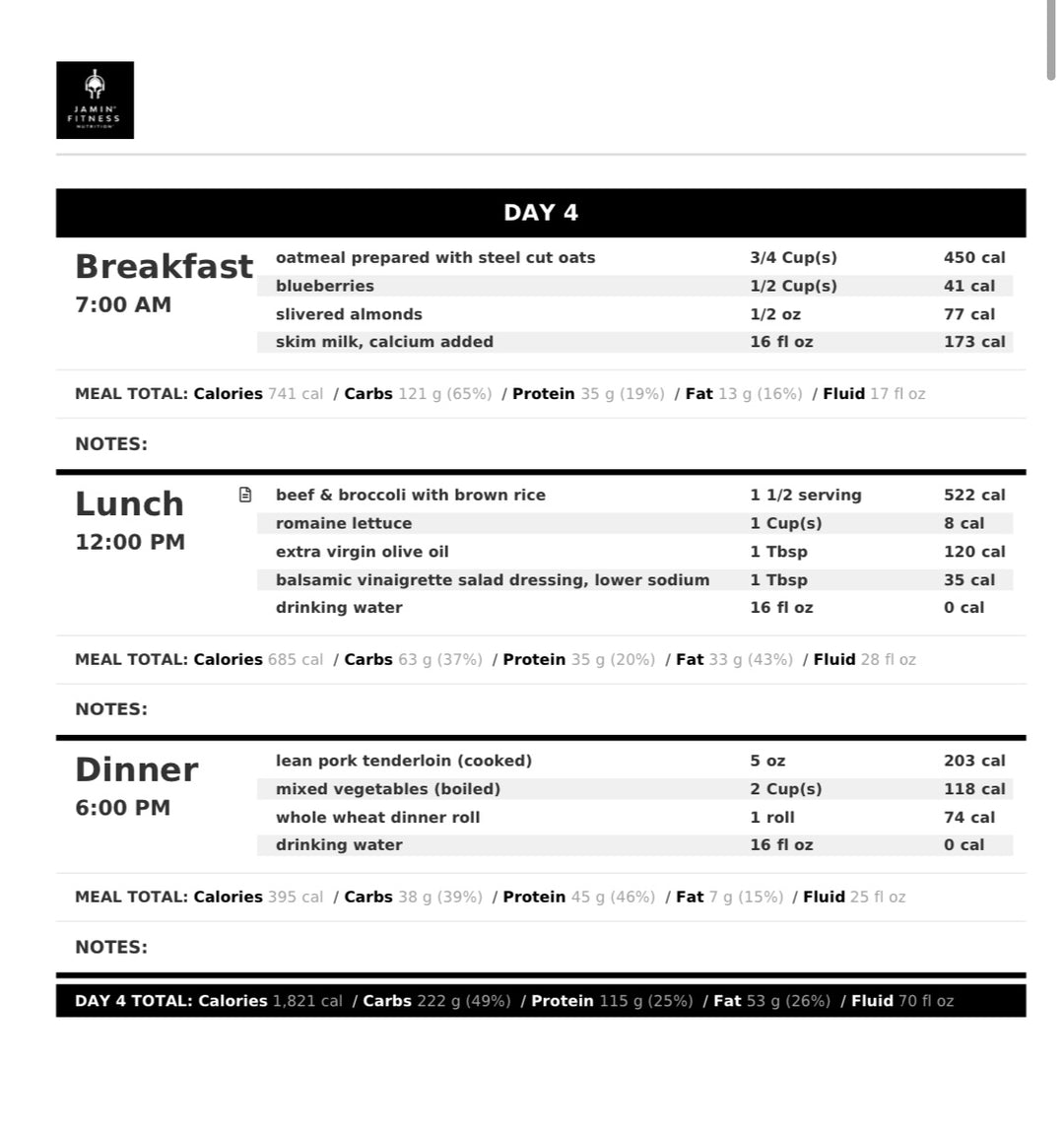 Meal Plans